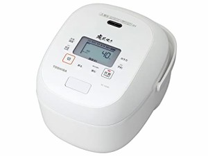 東芝 真空IHジャー炊飯器（5.5合炊き）ホワイトTOSHIBA 炎 匠炊き RC-10VRR-W(中古品)