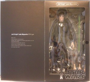 メディコム・トイ RAH LUKE SKYWALKER JEDI KNIGHT 1/6スケール ABS&ATBC-PVC製 塗装 (中古:未使用・未開封)