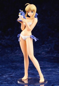 Fate/hollow ataraxia セイバー 水着Ver. (1/6スケール PVC製 塗装済 完成品)(中古:未使用・未開封)