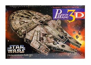 本格仕様の立体模型スターウォーズ ミレニアムファルコン ３Dジグソーパズ (中古品)