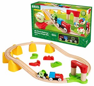 BRIO マイファースト バッテリーパワーレールセット 33710(中古品)