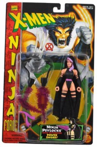 Marvel Comics Year 1996 X-MEN Ninja Force Series 5-1/2 Inch Tall Actio(中古品)
