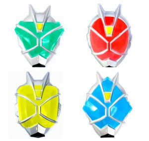 仮面ライダーウィザード ： お面≪フレイム・ウォーター・ハリケーン・ラン(中古品)