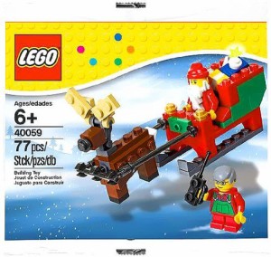 LEGO 40059 サンタとトナカイ 77 Pc.(中古品)