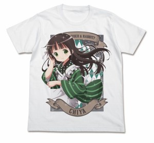 コスパ ご注文はうさぎですか? 千夜 フルカラーTシャツ WHITE Sサイズ(中古品)