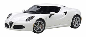 AUTOart 1/18 アルファロメオ 4C ホワイト 完成品(中古品)