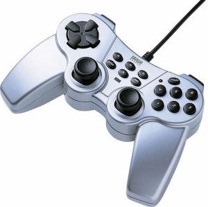 サンワサプライ USBゲームパッド JY-P62US(中古品)