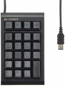 東プレ テンキー REALFORCE23UB USB 有線接続 静電容量無接点方式 ケーブル(中古品)