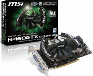 MSI グラフィックボード for NVIDIA N460GTX Cyclone 1G OC/D5(中古品)