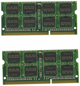 アドテック Mac用 DDR3 1333/PC3-10600 SO-DIMM 4GB×2枚組 ADM10600N-4GW(中古品)