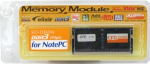 シー・エフ・デー販売 Elixir ノートPC用メモリ DDR3-1333 (PC3-10600) 4GB(中古品)