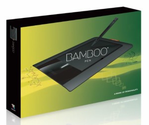 Wacom ペンタブレット Sサイズ シンプルタブレット 描き心地にこだわった筆(中古品)