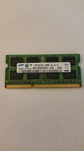 Samsung 2?GB ddr3?Ram pc3???10600?204?-ノートパソコンSODIMM(中古品)