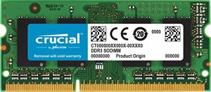 Crucial ノートPC用増設メモリ 4GB(4GBx1枚) DDR3 1600MT/s(PC3-12800) CL1(中古品)