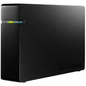 アイ・オー・データ機器 テレビ録画対応 USB2.0/1.1接続 外付型ハードディスク ブラッ(中古品)