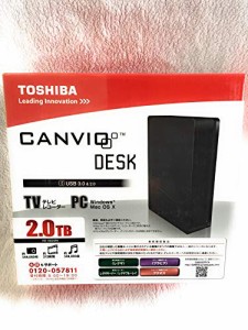 東芝 USB3.0外付け HDD (2.0TB) HD-ED20TK(中古品)
