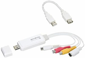 AVerMedia USBゲームキャプチャー AVT-C039 パソコンでTVゲームを楽しめる (中古品)