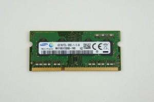 SAMSUNG PC3-12800S (DDR3-1600) 4GB SO-DIMM 204pin ノートパソコン用メモ(中古品)