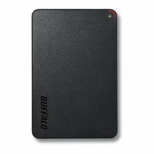 BUFFALO 2.5インチ(ポータブル) 外付けHDD 1TB ブラック HD-PCF1.0U3-BBE(中古品)