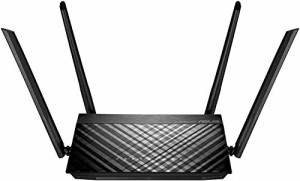 ASUS WiFi 無線 ルーター 867Mbps+600Mbps デュアルバンド RT-AC59U 2階建 / 3LDK PS5(中古品)