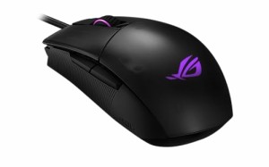 Asus ROG Strix Impact II 両手利き用 人間工学ゲーミングマウス 6,200dpi光学センサ (中古品)