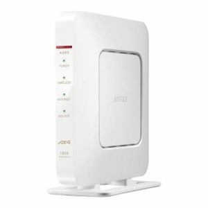 WSR-1800AX4/DWH [Wi-Fi 6 無線LANルーター 1201+573Mbps ホワイト](中古品)