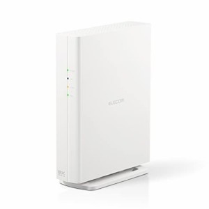 エレコム Wifi ルーター 無線LAN 最新規格 Wi-Fi6 11ax / 11ac IPv6対応 (IPoE) AX300(中古品)