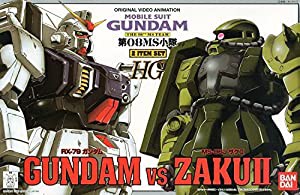 HG 1/144 RX-79 ガンダム VS MS-06J ザクII (機動戦士ガンダム 第08MS小隊)(中古品)