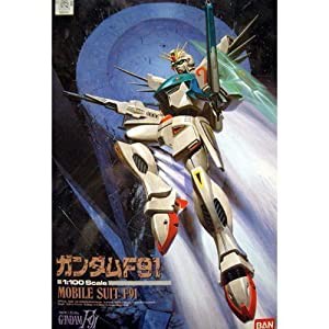 1/100 連邦試作モビルスーツ ガンダムF91(機動戦士ガンダムF91)(中古品)