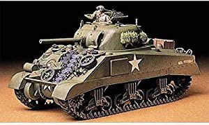 タミヤ 1/35 ミリタリーミニチュアシリーズ N0.190 アメリカ陸軍 M4 シャーマン戦車 初期型 プラモデル 35190(中古品)