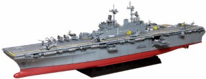 モノクローム アメリカ海軍強襲揚陸艦 USS ワスプ LHD-1 1/350 プラモデルキット(中古品)