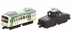 Bトレインショーティー 上信電鉄デキ1形電気機関車 500形電車 (機関車+先頭車)(中古品)