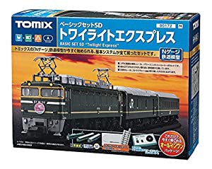 TOMIX Nゲージ ベーシックセットSD トワイライトエクスプレス 90172 鉄道模型 入門セット(中古品)