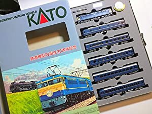 KATO 鉄道模型N誕生30周年記念 %ﾀﾞﾌﾞﾙｸｫｰﾃ%あさかぜ%ﾀﾞﾌﾞﾙｸｫｰﾃ%　EF65電気機関車・20系客車6両セット　10-902(中古品)