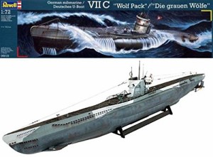 Revell (ドイツレベル) ドイツ潜水艦 1/72 U-Boat(Ｕ-ボート) Type VIIc ”Wolf Pack((中古品)