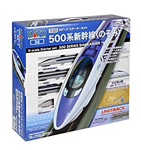 KATO Nゲージ スターターセット 500系 新幹線 のぞみ 10-003 鉄道模型入門セット(中古品)