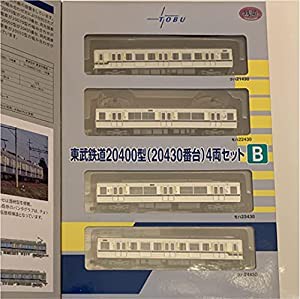 東武鉄道20400型（20430番台）4両セットB Nゲージ(中古品)