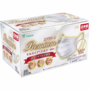 エアクリーンマスク PREMIUM 小さめサイズ 30枚入[倉庫区分OC]