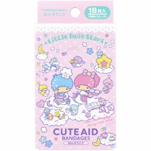 キャラクターばんそうこう CUTE AID リトルツインスターズ 18枚入[倉庫区分OC]