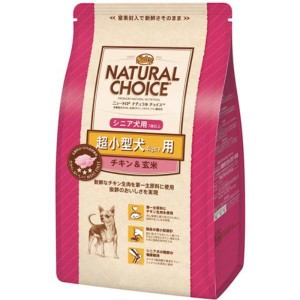 ニュートロ ナチュラルチョイス 超小型犬4kg以下用 シニア犬用 チキン&玄米 4kg