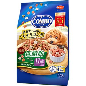 コンボ ドッグ 低脂肪 11歳以上 720g（180g×4袋入）