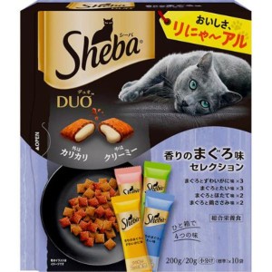 【SALE】シーバ デュオ 香りのまぐろ味セレクション 200g（20g×10）