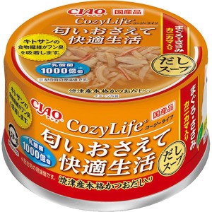 【SALE】チャオ コージーライフ だしスープ まぐろ・ささみカニカマ入り 75g×24缶