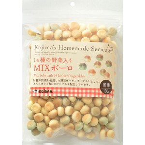 コジマ ホームメイドシリーズ 14種の野菜入り MIXボーロ 130g