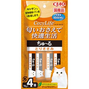 チャオ コージーライフ ちゅ〜る とりささみ 14g×4本 ［ちゅーる］