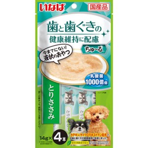 いなば ちゅ〜る 歯と歯ぐきの健康維持に配慮 とりささみ 14g×4本 ［ちゅーる］