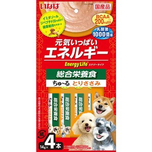 いなば エナジーライフ 総合栄養食 ちゅ〜る とりささみ 14g×4本 ［ちゅーる］