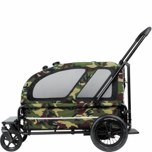 【送料無料】【正規品】エアバギー 〜ドッグカート キャリッジ+ルーフ カモフラージュ ［Air Buggy for Dog〜CARRIAGE］