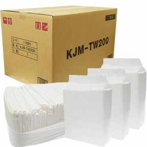 【SALE】【送料無料】徳用 国産 厚型ペットシーツ ワイド KJM-TW200 200枚（50枚×4袋）