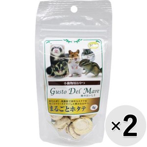 【セット販売】小動物用おやつ グスト デル マーレ 海のおいしさ まるごとホタテ 6g×2コ